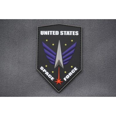 US SPACE FORCE EMBLEM PVC MORALE PATCH