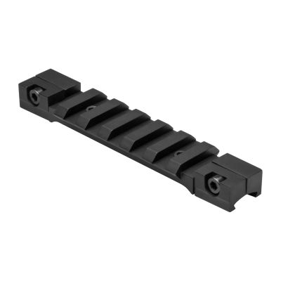 3/8" Dovetail To Picatinny Rail Adapter Mount/Black/Short