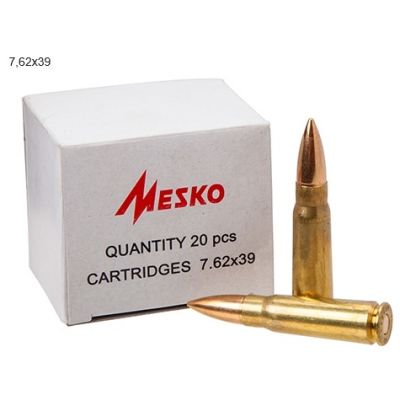 Mesko Brass Case 7.62x39 123gr FMJ