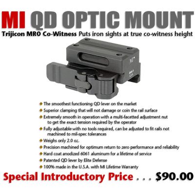 Midwest Industries Trijicon MRO Co-Witness QD Mount