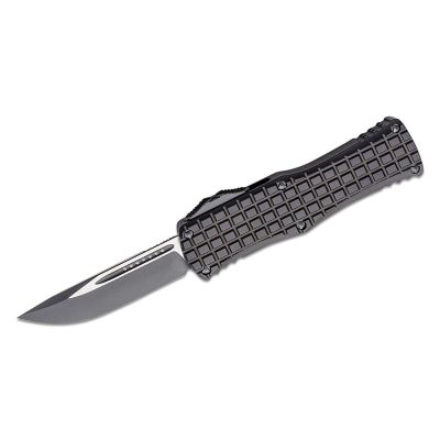 Microtech Hera Tactical Auto OTF 3.125" Black Drop Point Blade