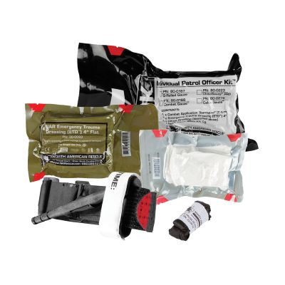 North American Rescue Individual Patrol Officer Kit, (IPOK), Medical Kit