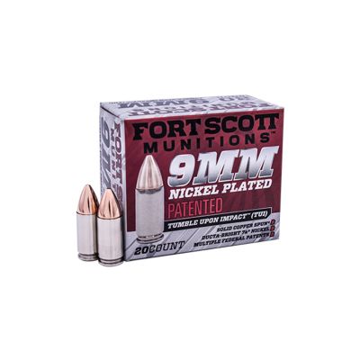 Fort Scott 9mm 115gr Nickel Plated TUI 20rd Box