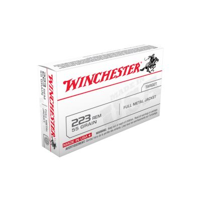 Winchester Ammo  USA 223 Rem 55 gr FMJ