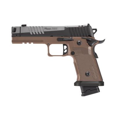 SIG Sauer P211-GTO Combat, 9mm Luger, 4.4 in Bull Barrel, Optics Ready, 21+1, Black Nitron