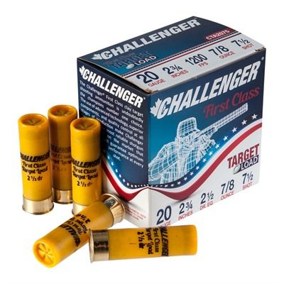 Challenger 20GA #7.5 2.75 7/8oz 250RD Case