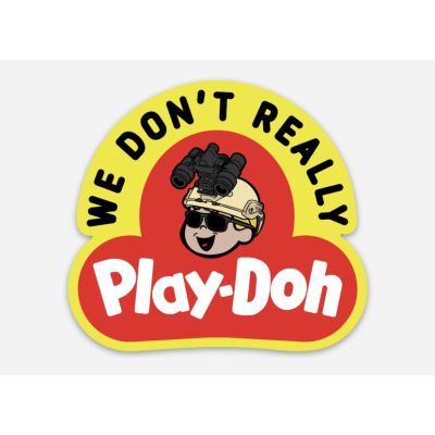To The Grave "We Don't Play" Sticker