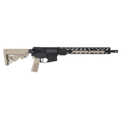 Radical Firearms Forged AR15 Rifle - Black / FDE | 5.56NATO | 16" Barrel | 15" RPR Free Float M-LOK Rail | B5 Stock & Grip