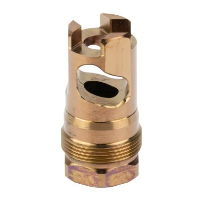 Rearden, RPB, Muzzle Brake, 5/8X24, Thread Pitch, .375 Bore Size, Atlas/Atlas XL/Plan B Compatible, Heat Treat Finish, Gold