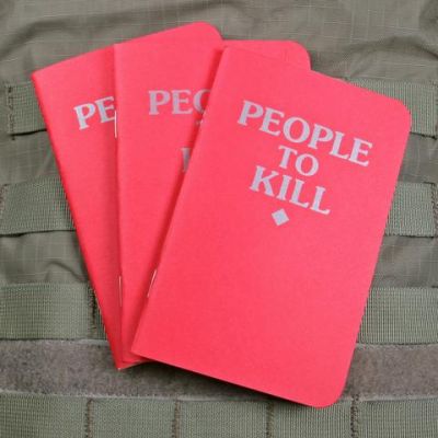 People to Kill Memo Book 3 Pack Red