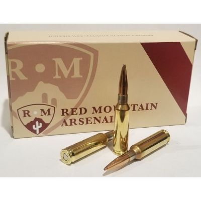 Red Mountain Arsenal 6.5 Creedmoor 136gr OTM Scenar-L Lapua MATCH GRADE Brass Case MADE IN AMERICA - 20rd Box