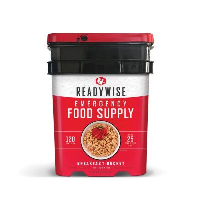 ReadyWise 120 Serving Breakfast Only Grab and Go Bucket