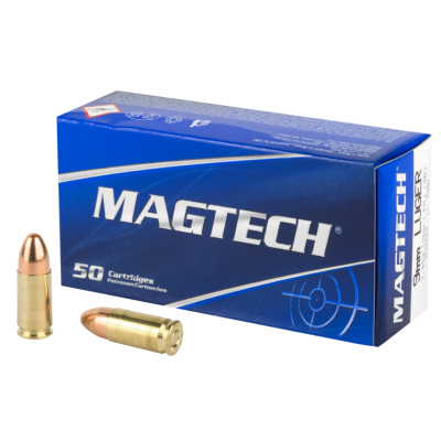 Magtech Sport Shooting, 9MM, 115Gr, Full Metal Jacket 1000rd Case