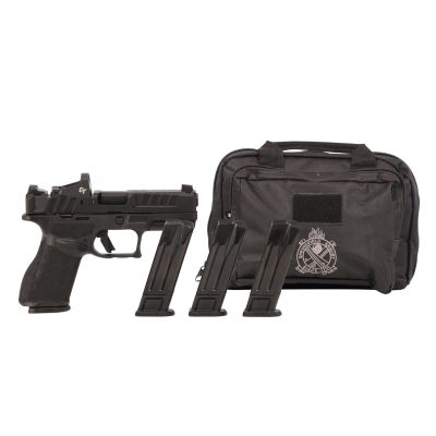 Springfield Echelon 4.0C 9mm 4" Barrel, Melonite Finish, Black, Crimson Trace CT-1500, Optics Ready Slide, Front Tritium Night Sight, Tactical Rack U-Dot Rear, 5 Magazines, (3)-15 Round & (2)-18 Round, Includes Range Bag