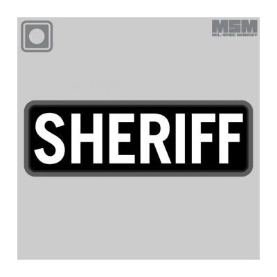 SHERIFF 6x2 PVC Patch-Gold