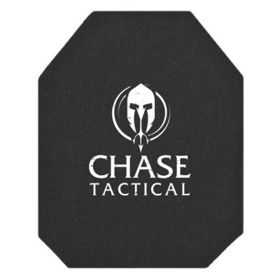 Chase Tactical 4SAS7 Level IV Rifle Armor Plate NIJ 04/05 Certified-DEA Compliant – MULTI CURVE - 10x12 Shooters Cut