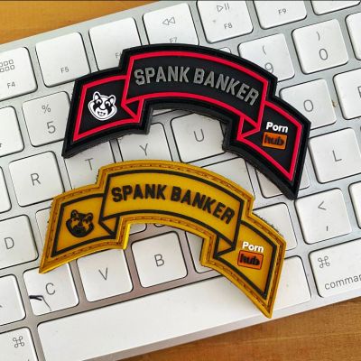Spank Banker Tab 3D PVC Morale Patch