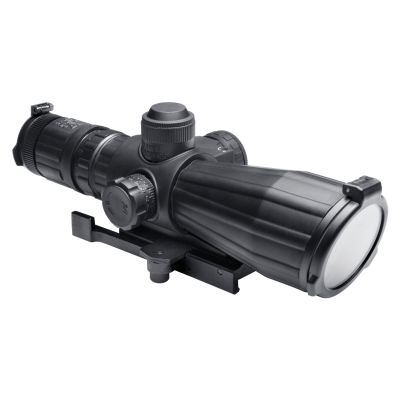 Srt Series 3-9X42 Rubber Compact With Red Laser/Blue Ill./Mil-Dot/Green Lens/Quick Release