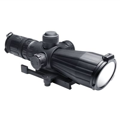 Srt Series 3-9X42 Rubber Compact With Red Laser/Blue Ill./Rangefinder/Green Lens/Quick Release