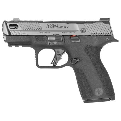 Smith and Wesson Shield X Performance Center Carry Comp, 9mm, 3.6" Ported Barrel, Optics Ready, Black, 2 Magazines