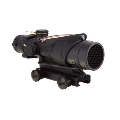 Trijicon ACOG 4x32 BAC Rifle Combat Optic (RCO) Scope with Red Chevron Reticle for the USMC's M4 and M4A1 with Thumbscrew Mount	