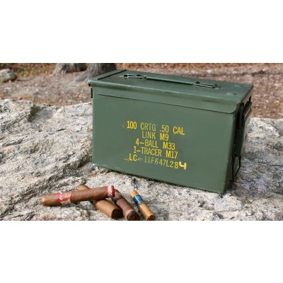 The 50 With Tray Ammo Can Humidor by Ammodor 