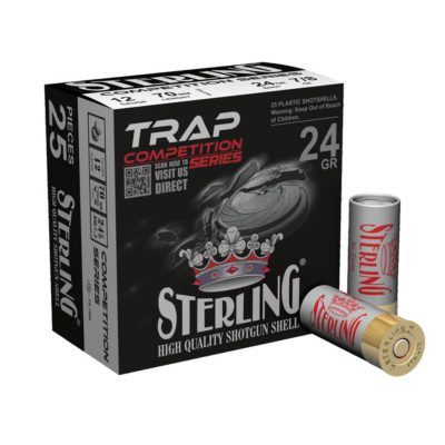 Sterling TRAP Competition 12 Gauge #8 Shot Case Length 2 3/4 24g