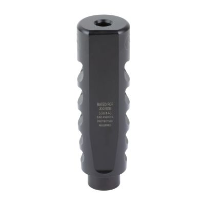 Ultradyne USA, Apollo S Compensator Muzzle Brake with Timing Nut, AR, 223 Remington/5.56 NATO, 1/2X28 Thread, .975" Outside Diameter, Steel Nitri