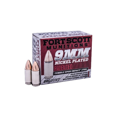 Fort Scott 9mm 80gr TUI Nickel Plated 20rd Box