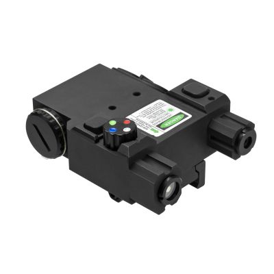 Designator Box With Green Laser And 4 Color Navigation Led/ Quick Release Mount/ Remote Pressure Switch/ Black