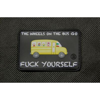 The Wheels On The Bus 3D PVC Patch
