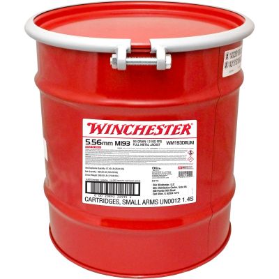 Barrel of 14,000rds Winchester XM193 5.56 55gr