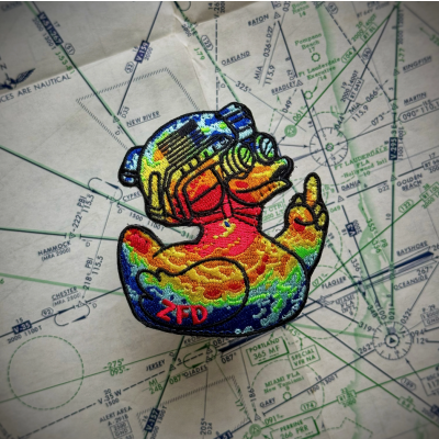 Zero Fucks Duck "Hurricane Irma V3" Duck Patch