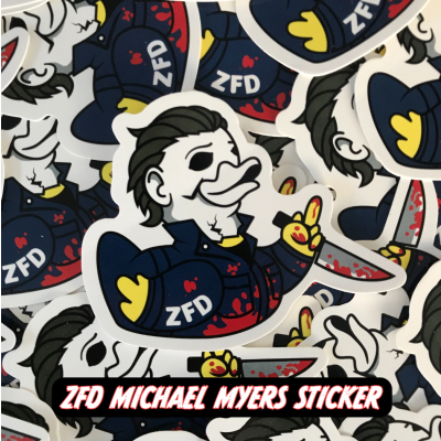 Zero Fucks Duck "Myers" Horror Series Sticker