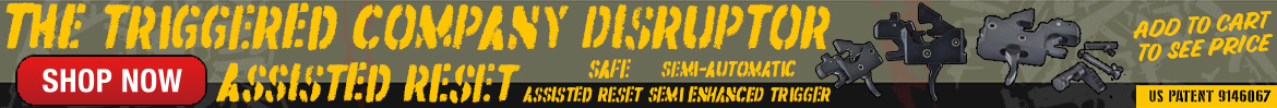 The Triggered Company Disruptor AR15 Rifle Trigger holi